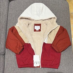 Zara Kids Multicolor Puffer Jacket